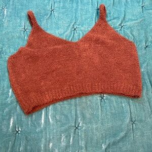 Fuzzy crop tank